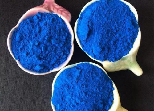 Blue pigment powder for building material 